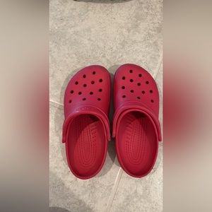 Red Crocs